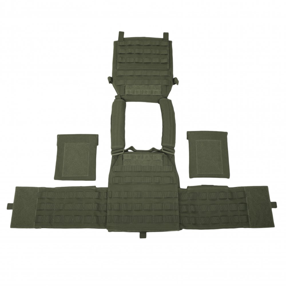 WAS DCS Elite Ops Plate Carrier, without Pouches - Green