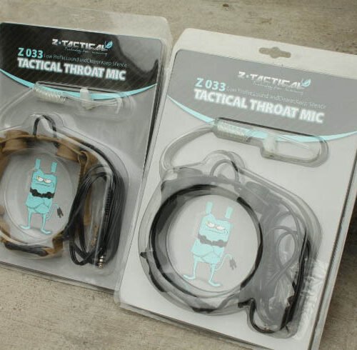 2414 Z Tactical Throat Mic ( Tan )