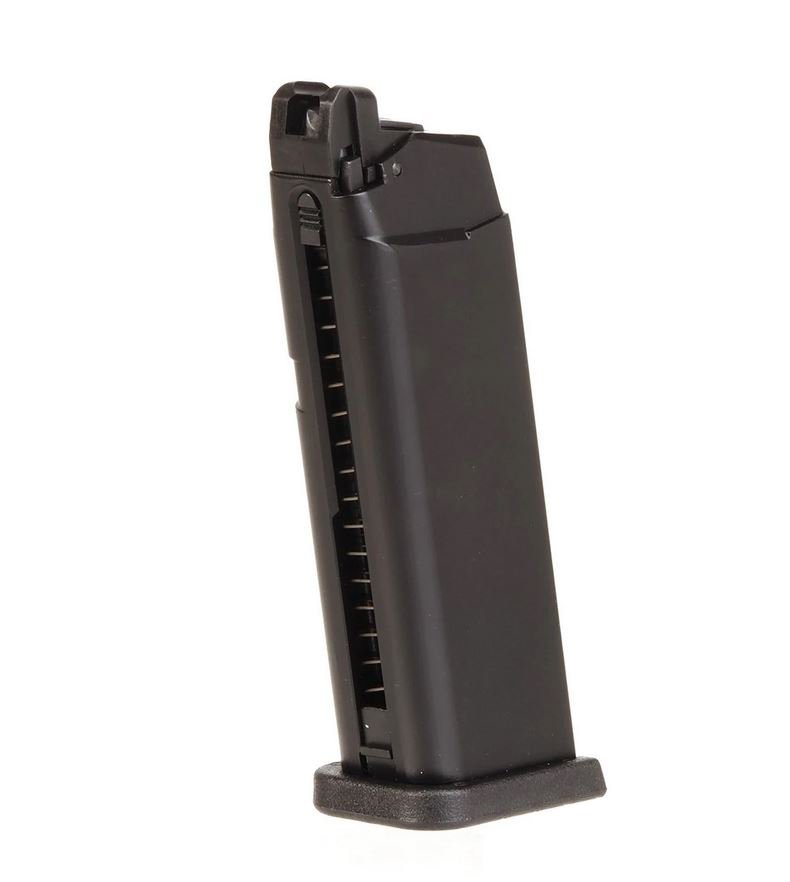 WE Gas Magazine for WE MOS R19 / MOS R23 GBB, 23 BBs - Black