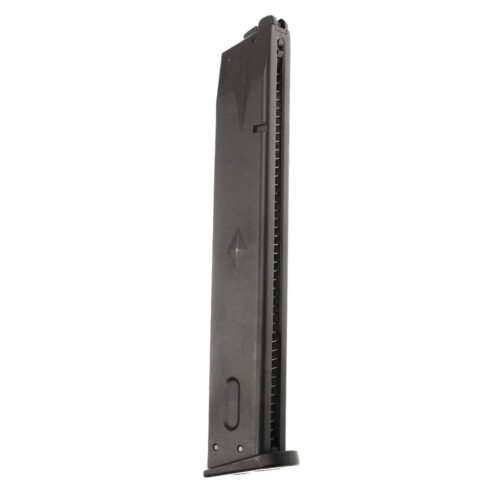 WE Long Gas Magazine for WE M9 / M92 GBB, 50 BBs - Black