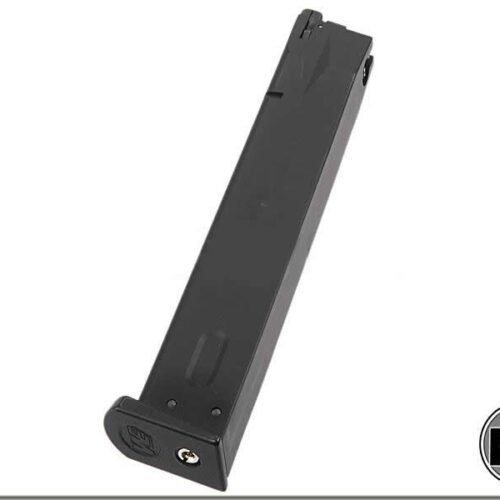 WE Long Gas Magazine for WE M9 / M92 GBB, 50 BBs - Black