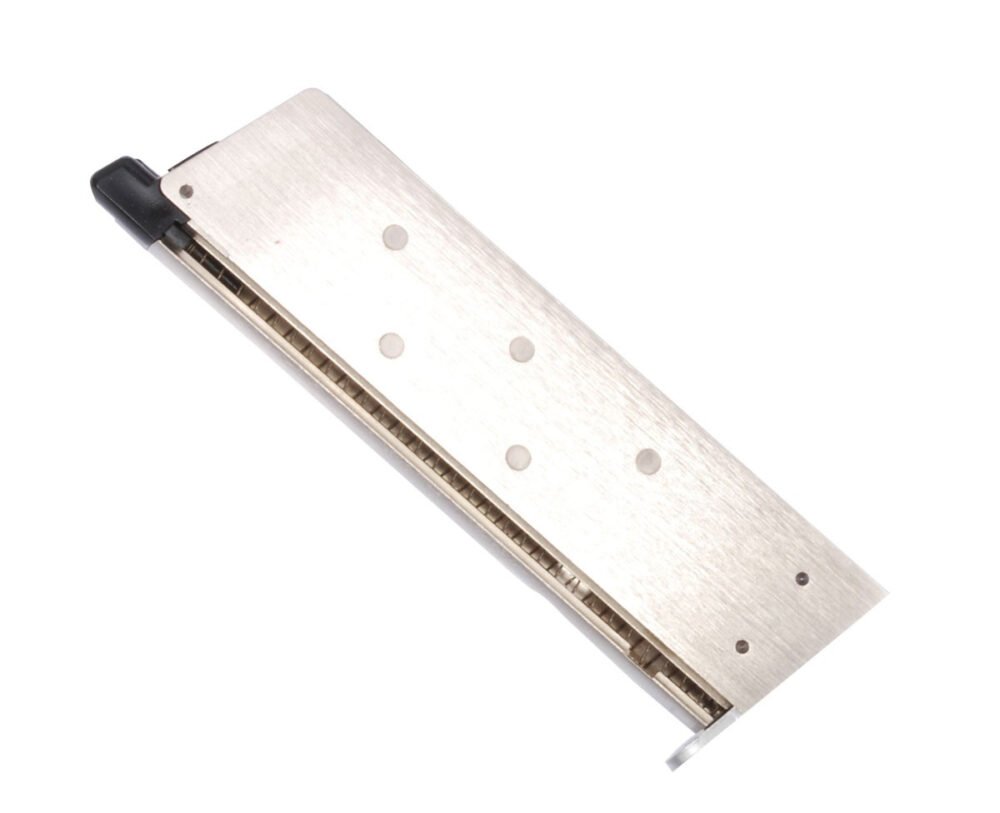 WE Gas Magazine for WE M1911 GBB, 15 BBs - Silver