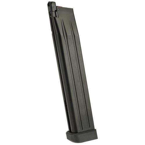 WE Long Gas Magazine for WE Hi-Capa GBB, 50 BBs - Black