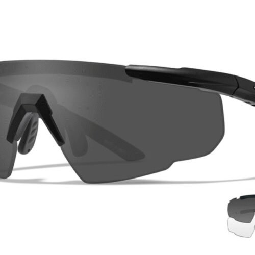 Goggles SABER ADVANCED Smoke Grey  plus  Clear Lens/Matte black frame