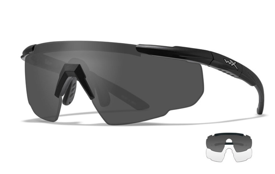 Goggles SABER ADVANCED Smoke Grey  plus  Clear Lens/Matte black frame