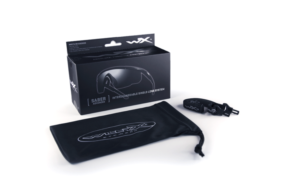 Goggles SABER ADVANCED Smoke Grey  plus  Clear Lens/Matte black frame