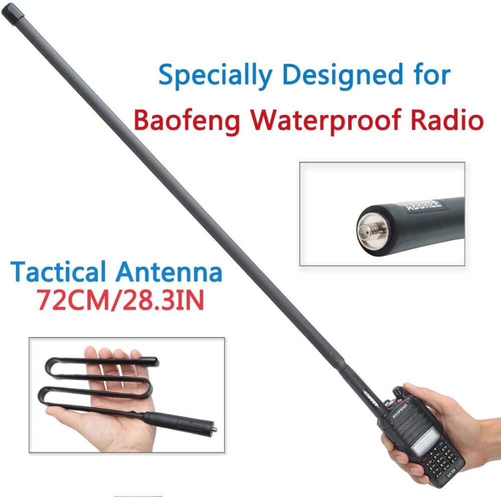 Baofeng Tactical Folding Antenna SMA-Female - 72 cm