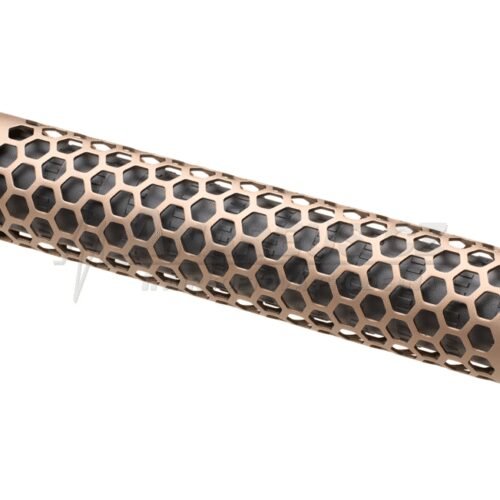 AA Aluminum Suppressor HIVE T10 255x50 mm, 14- mm CCW - Tan