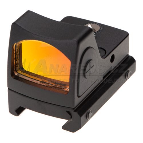 LED RMR Red Dot Adjustable - BLACK