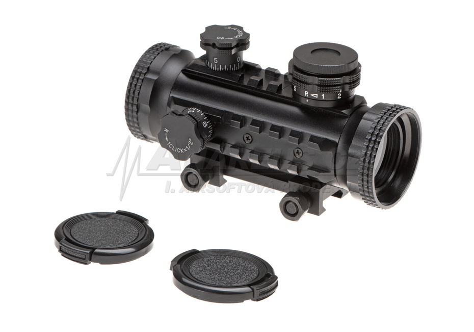 1x30 Red Dot - BLACK