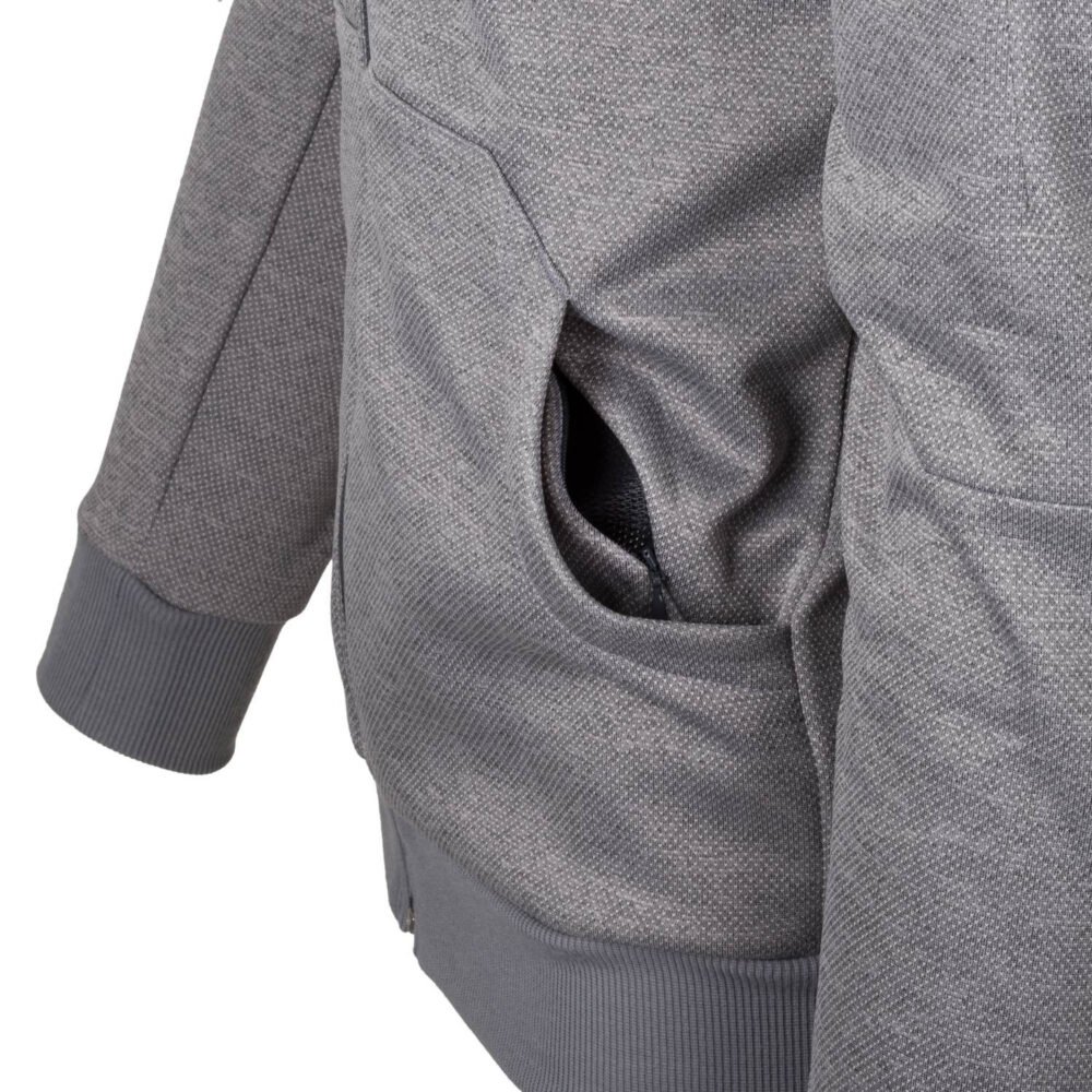 HELIKON URBAN TACTICAL HOODIE (FullZip)(R) - Melange Black/Grey