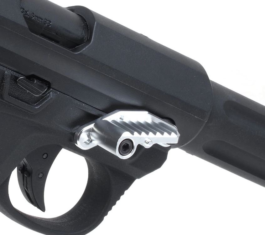 AA CNC Aluminium Thumb Stopper for AAP-01 GBB - Silver