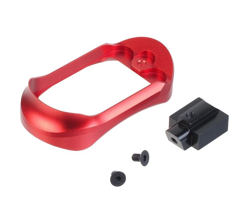 AA CNC Aluminum Magwell for AAP-01 - Red