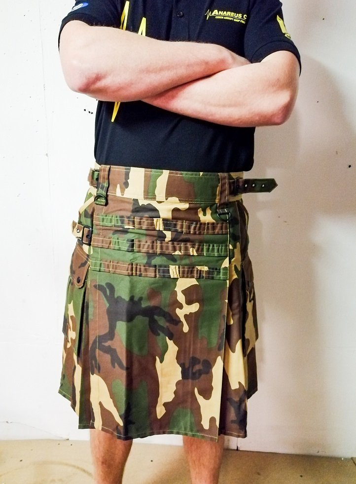 ANAREUS Tactical Kilt - Woodland