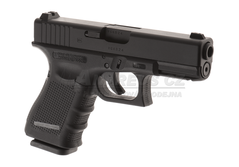 Umarex Glock 19 Gen4 GBB Gas pistol - Black