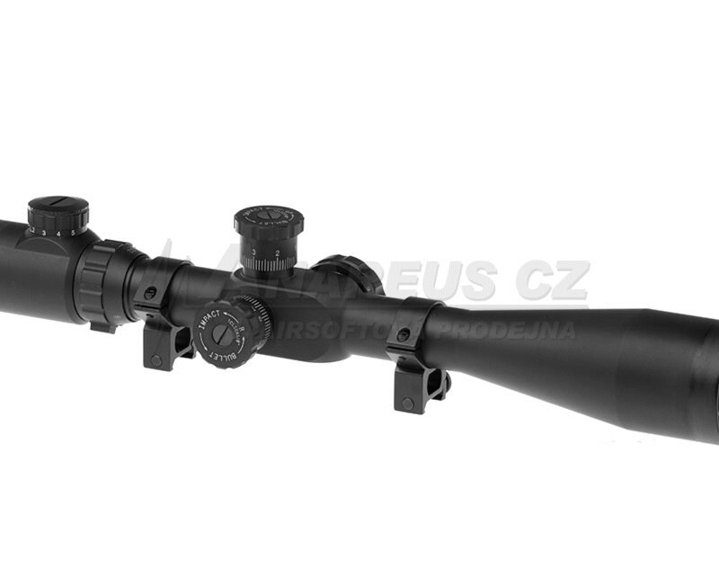 8-32x50E-SF Sniper Rifle Scope, Black