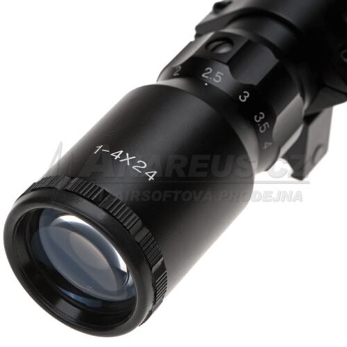 1-4x24 Tactical Scope, Black
