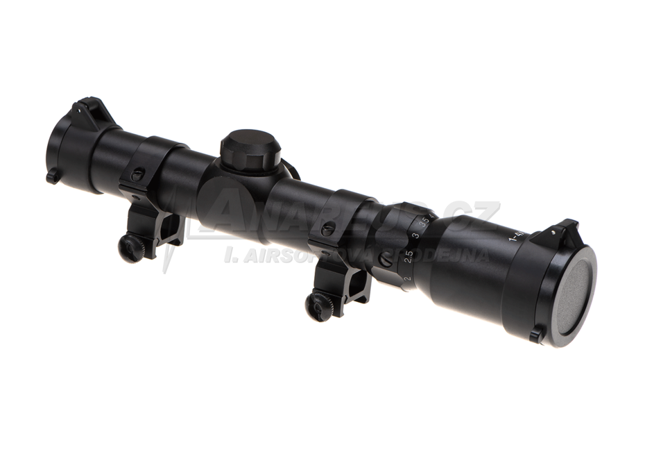 1-4x24 Tactical Scope, Black