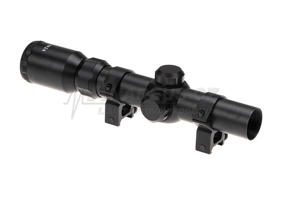 1-4x24 Tactical Scope, Black
