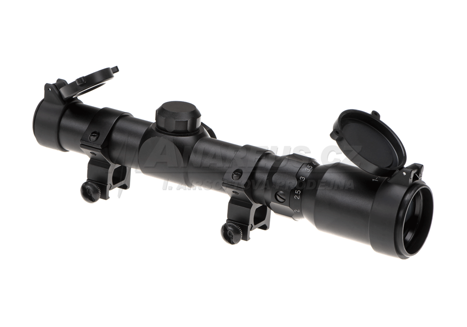 1-4x24 Tactical Scope, Black