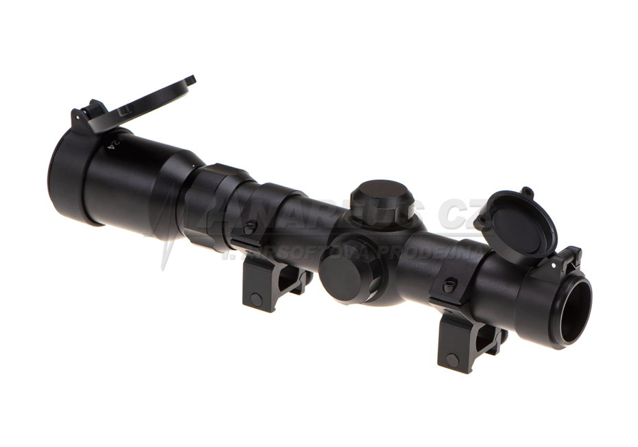 1-4x24 Tactical Scope, Black