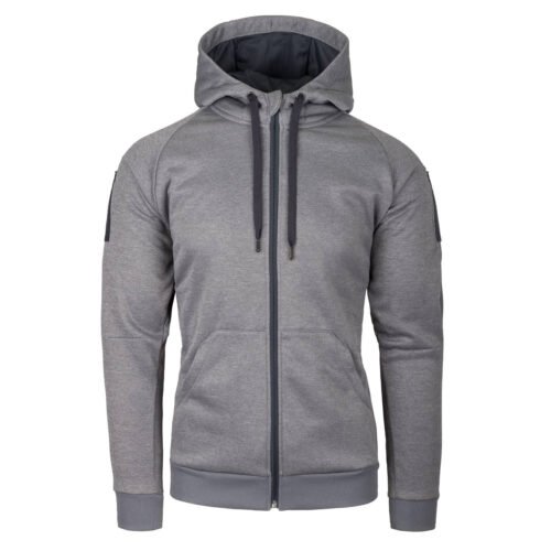 HELIKON URBAN TACTICAL HOODIE (FullZip)(R) - Melange Grey