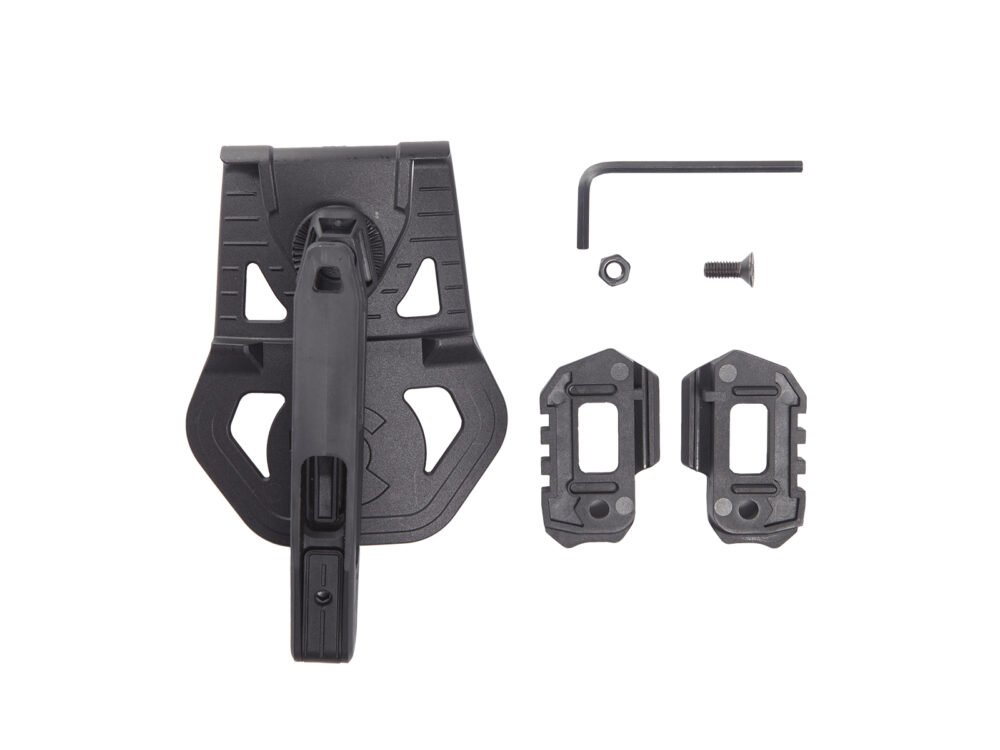 27073 ASG Belt Holster for B a T USW A1 and other RIS SMG / Pistol, Ambidextrous - Black