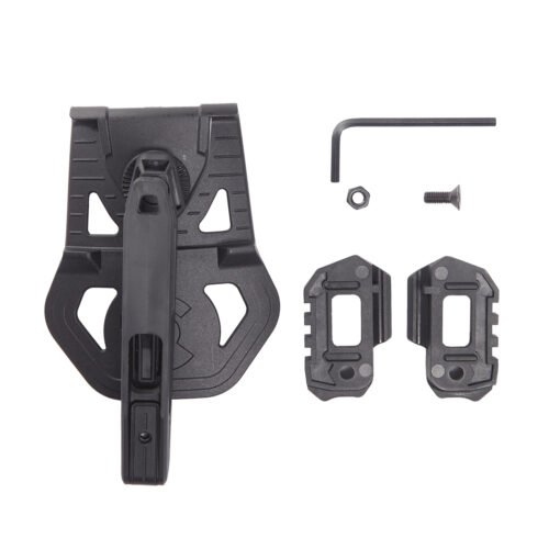 27073 ASG Belt Holster for B a T USW A1 and other RIS SMG / Pistol, Ambidextrous - Black
