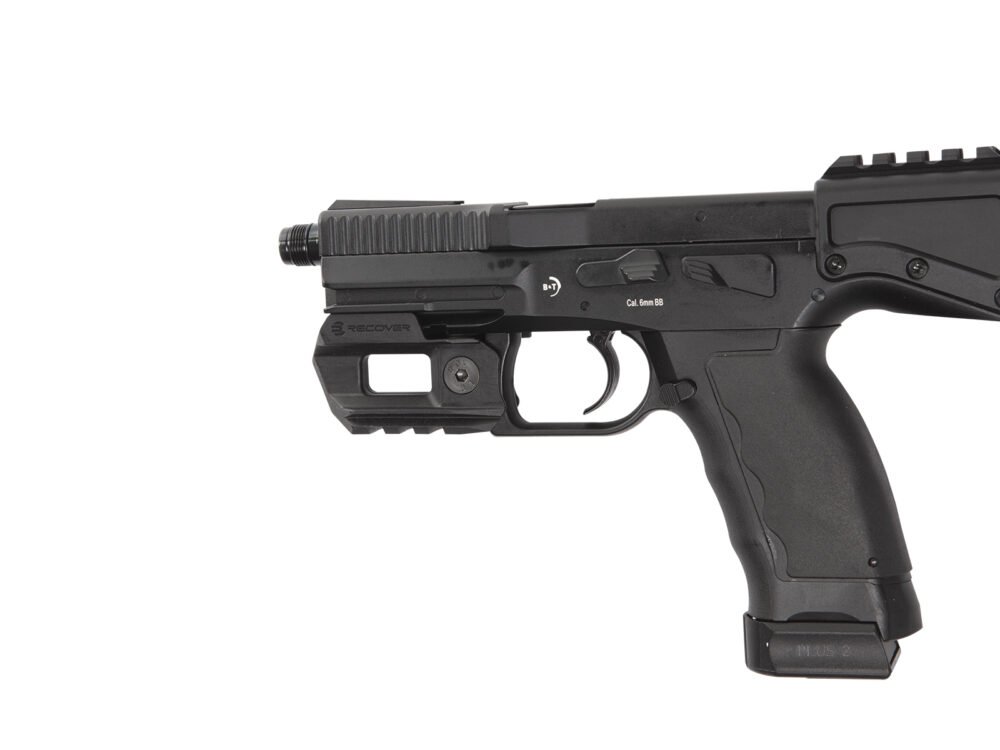 27074 ASG Belt Holster for B a T USW A1 and other RIS SMG / Pistol, Ambidextrous - Black