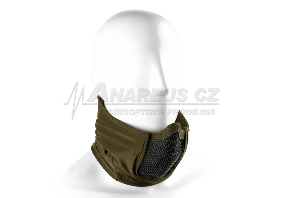 Mk.III Balaclava with Steel Half Face Mask ( OD )