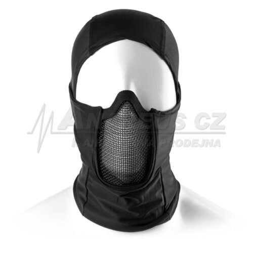 Mk.III Balaclava with Steel Half Face Mask ( BK )