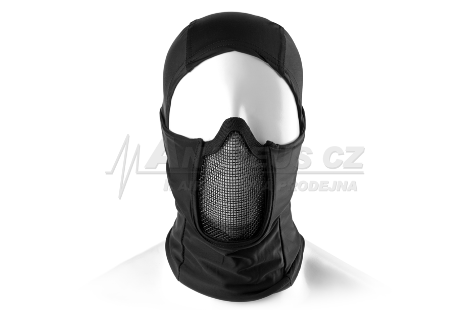 Mk.III Balaclava with Steel Half Face Mask ( BK )