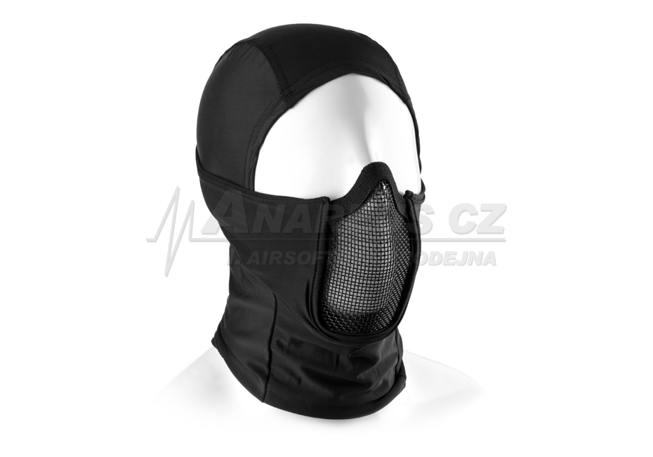 Mk.III Balaclava with Steel Half Face Mask ( BK )