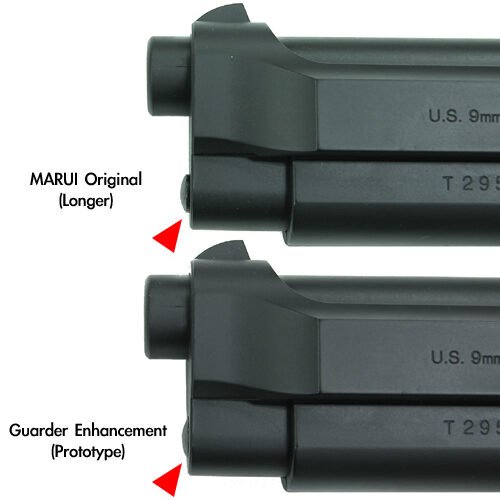 Steel Recoil Spring Guide for MARUI M92F Military (Black)