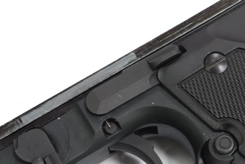 Steel Slide Stop for MARUI M92F Military (Black)