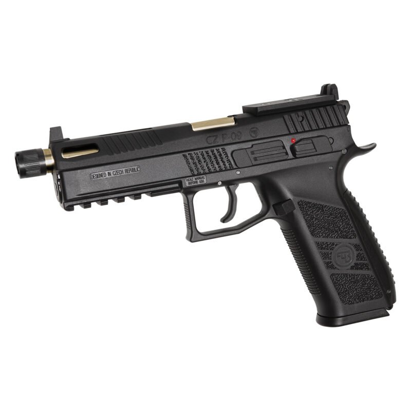 ASG CZ P-09 OR GBB CO2 Pistol, Hard Case - Black