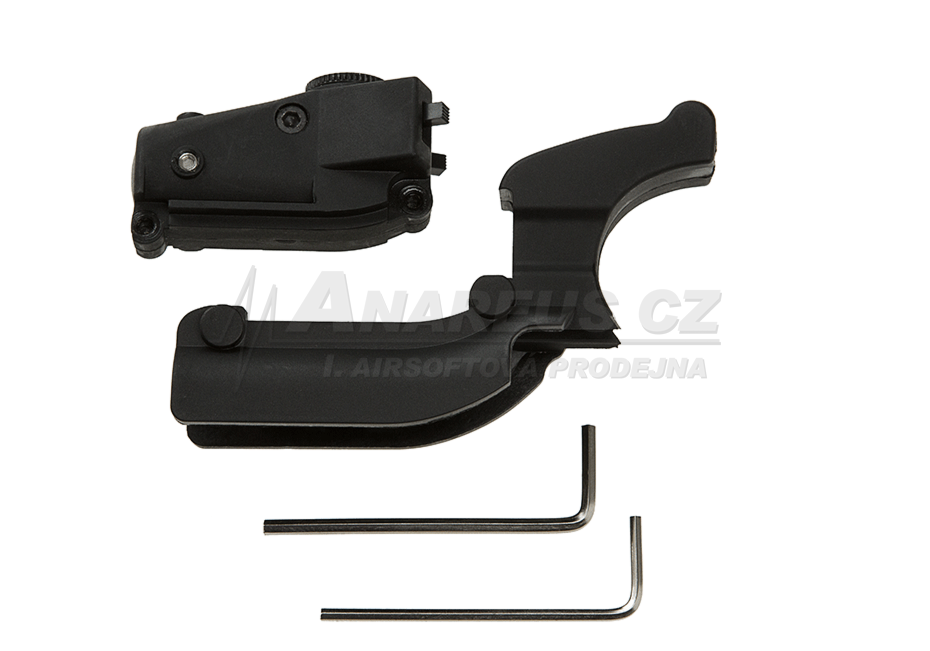 BD RIS Module with Red Laser Pointer for M 9 Pistols - Black