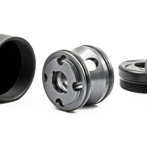 ML Aluminum Suppressor WHISPER MOCK SILENCER 175 x 30 mm, Medium - Black