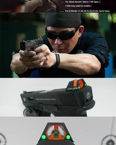 CYCLOPS Front and rear sights for G series