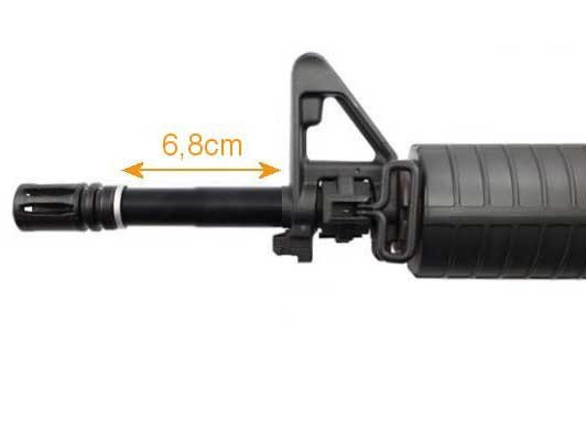 External barrel extension - 6.8 cm