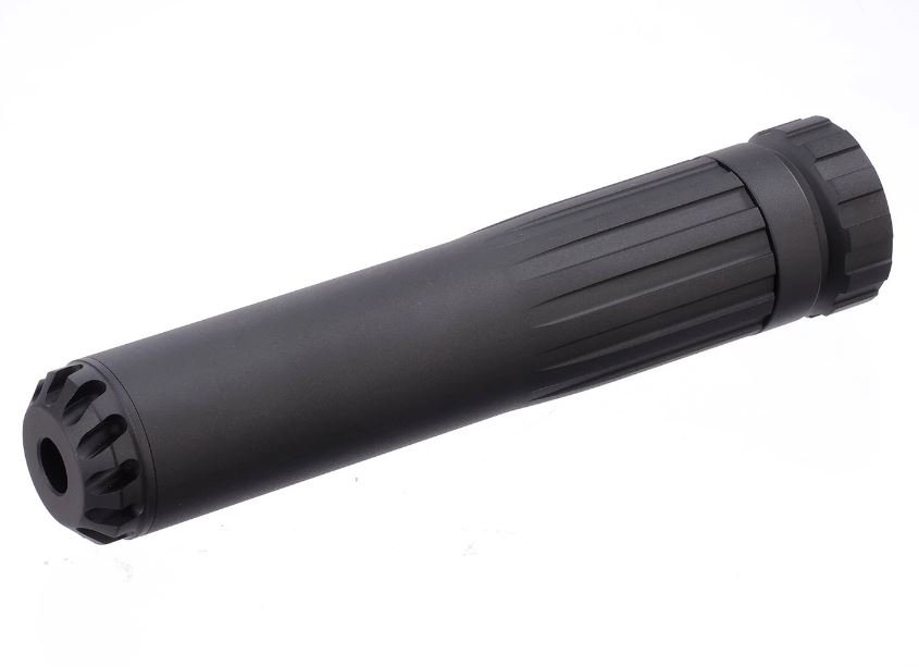 AA Aluminum Silencer AAP 169x35 mm, 14- mm CCW - Black