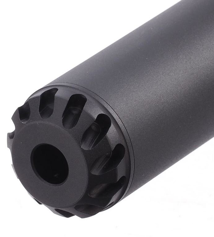 AA Aluminum Silencer AAP 169x35 mm, 14- mm CCW - Black