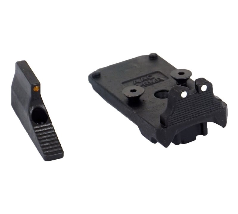 AA Steel RMR Mount with Raised Sights for AAP-01 - Black