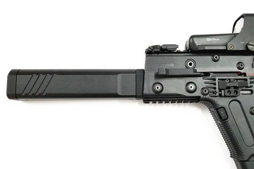 Angry Gun KVS Suppressor 8" (200 mm) for Krytac Kriss Vector - Black