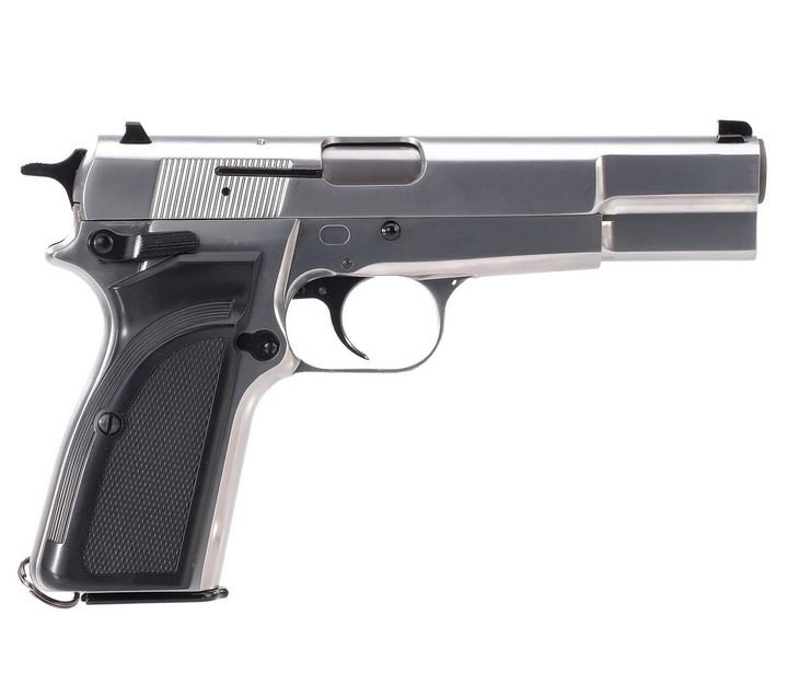 WE GBB Pistol Browning Hi-Power MK3 - Silver