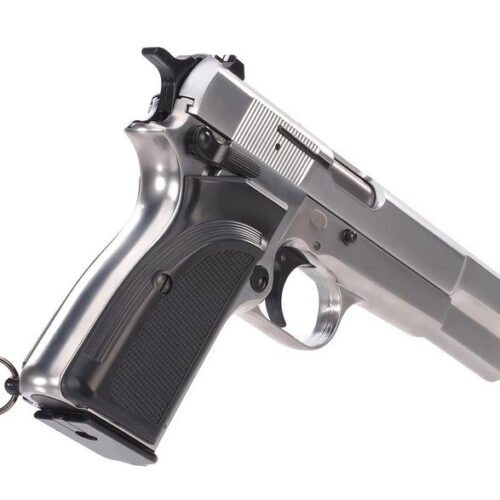 WE GBB Pistol Browning Hi-Power MK3 - Silver