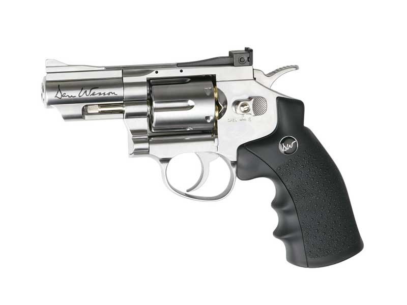 ASG Dan Wesson 2.5" CO2 Revolver, 4.5mm Steel Pellets - Silver