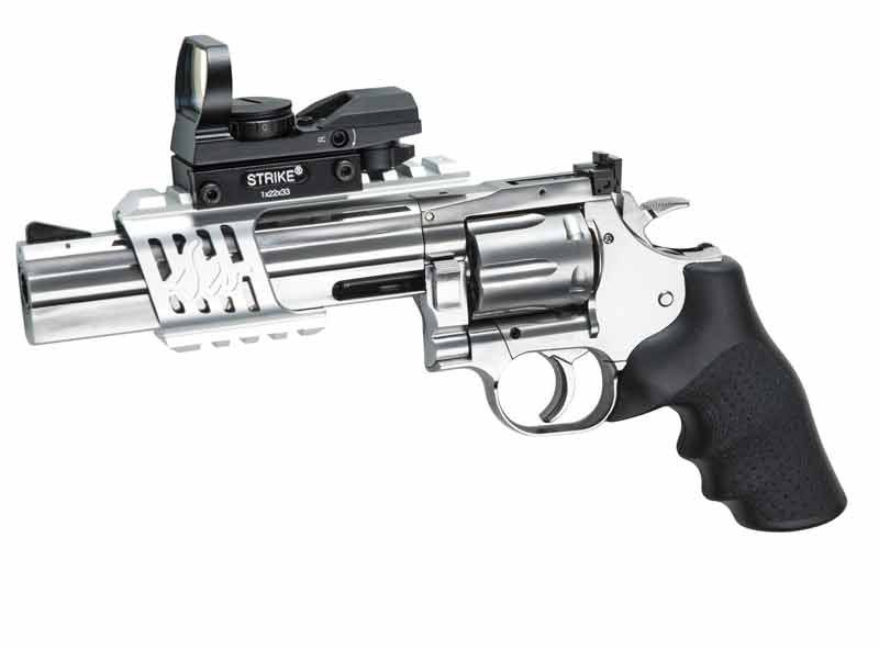 ASG CO2 Revolver Dan Wesson 715, Length 6" - Silver