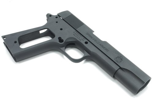Aluminum Slide  a  Frame for MARUI M1911A1 (S.A. Type/Black)
