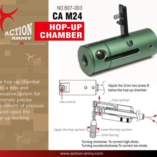 AA CNC Aluminum Hop-up Unit for CA M24 - Green